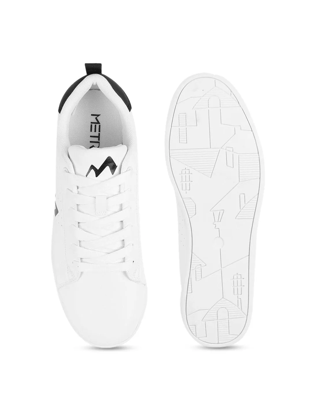 Metro Men Round Toe Comfort Insole Sneakers