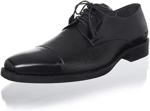 Mezlan - Soka - Men's Cap Toe Dress Lace-Up Black