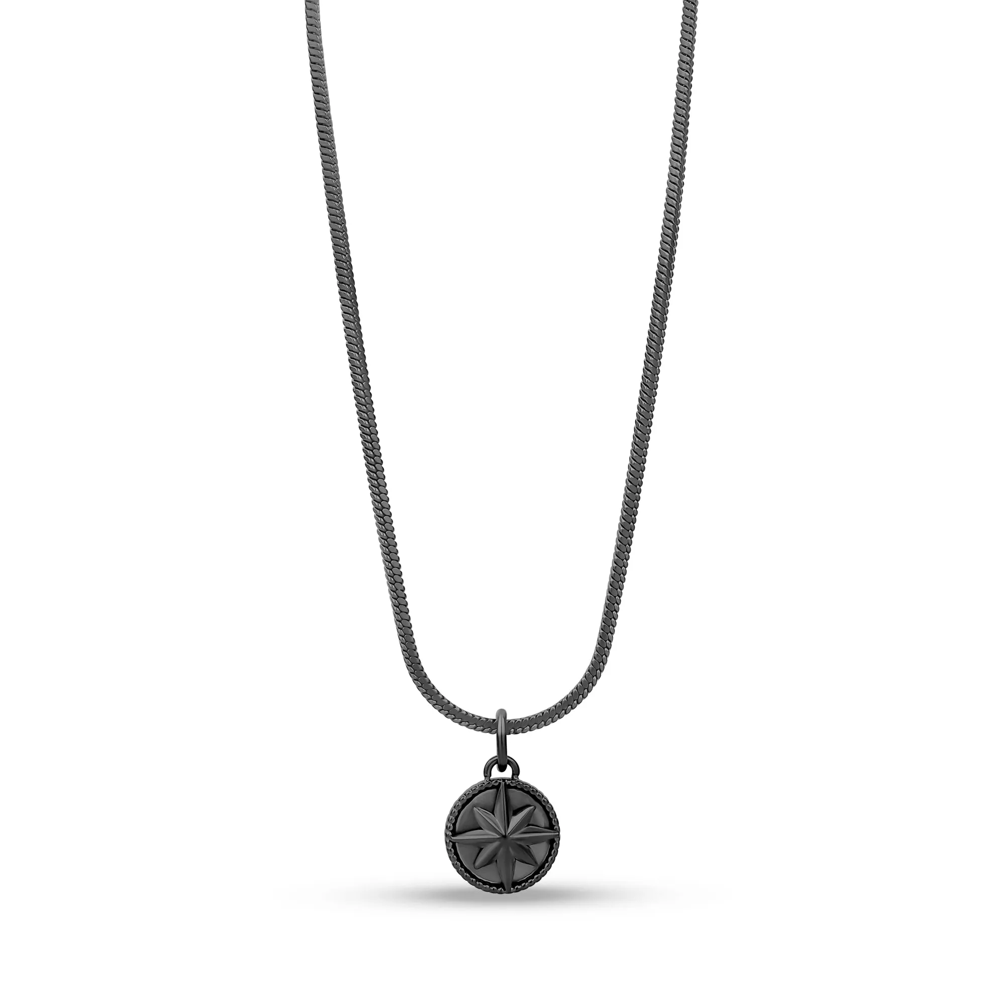 Midnight Compass Pendant