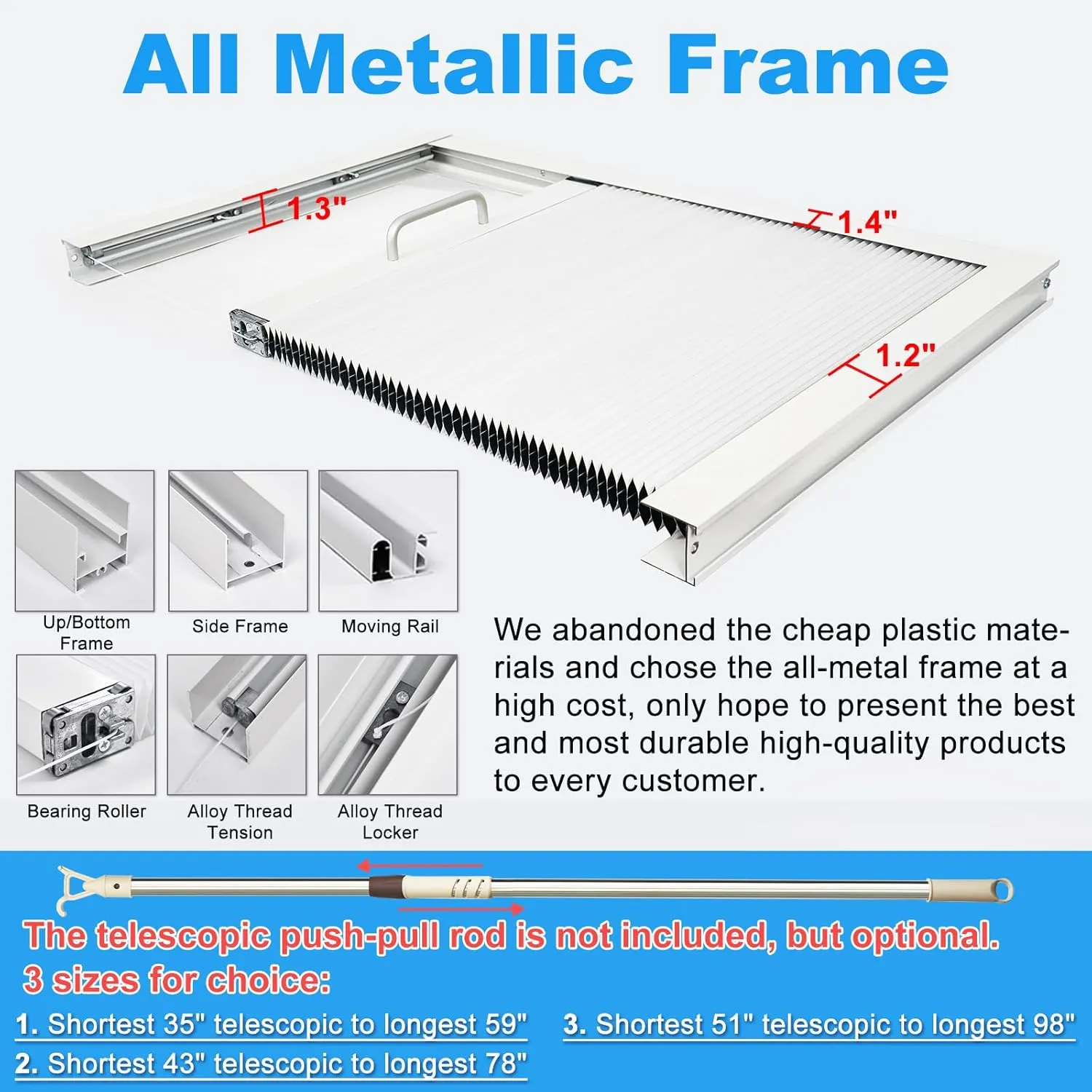 MiLin Blinds for Windows, Skylight Blinds & Shades, Cordless Cellular Shades Suitable for Roof Inclined Plane Room Windows - Custom Cut to Size, 100% Blackout White