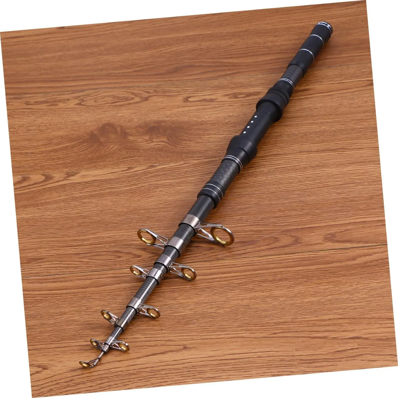 Milisten Short Fishing Rod Carbon Fishing Rod Black