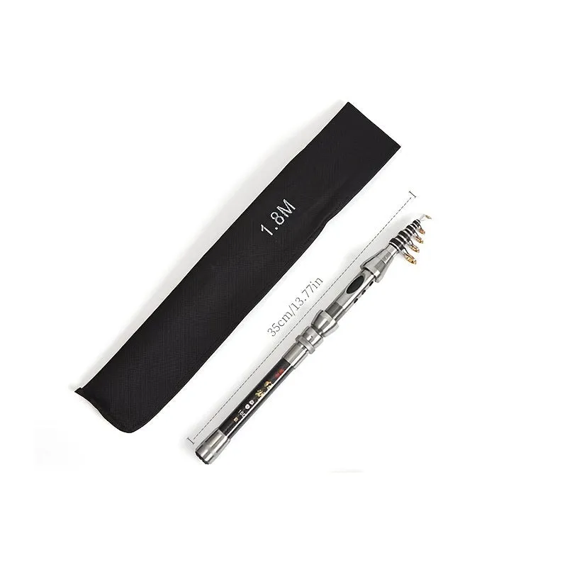 Mini Carbon Telescopic Fishing Rod – Sea & Saltwater Casting