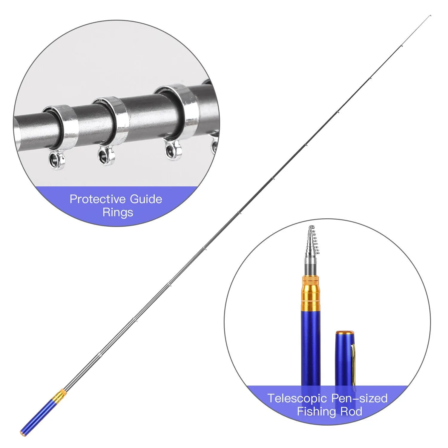 Mini Telescopic Fishing Rod