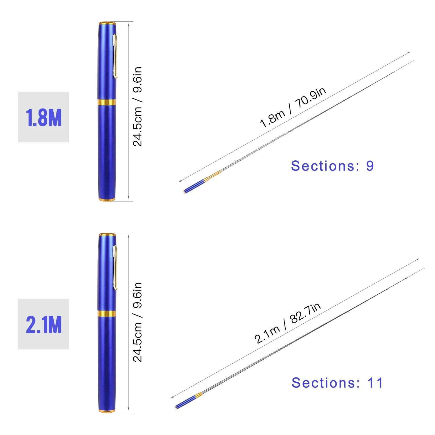 Mini Telescopic Fishing Rod