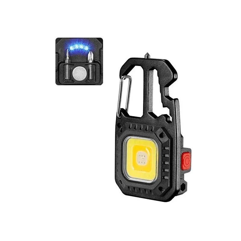 Mini USB Rechargeable LED Flashlight for Outdoor Camping and Work