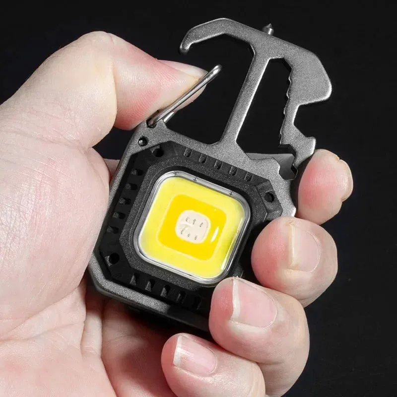 Mini USB Rechargeable LED Flashlight for Outdoor Camping and Work