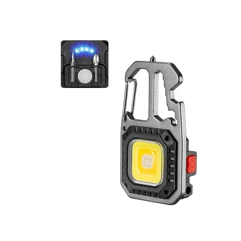 Mini USB Rechargeable LED Flashlight for Outdoor Camping and Work