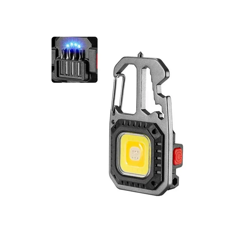 Mini USB Rechargeable LED Flashlight for Outdoor Camping and Work
