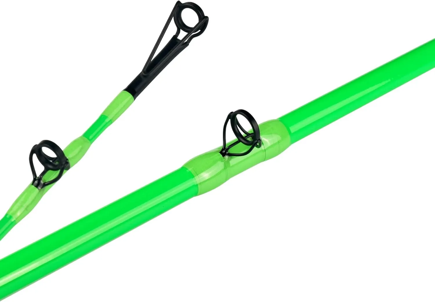 Monster Catfish Fishing Rod, 1 Piece 7’ Glow with Black Light Catfishing Casting Rods Heavy