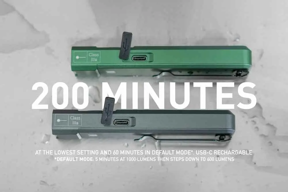 Monstrum Tracer 1000 Lumens Ultra-Slim EDC Flashlight