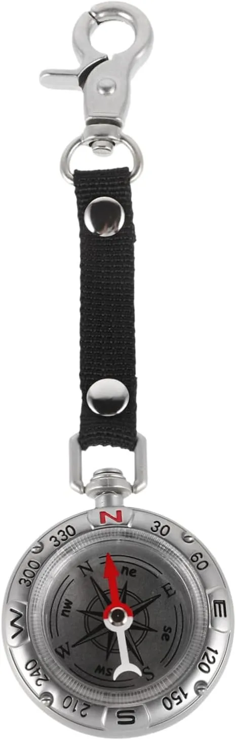 Multi-Functional Compass Keychain with Dial for Accurate Navigation Lanyard for Camping and Hiking Essential Outdoor Tool for Adventurers and Explorers