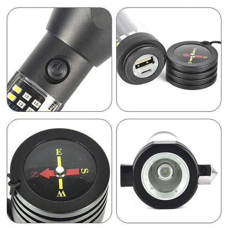 Multi-Functional Led Flashlight