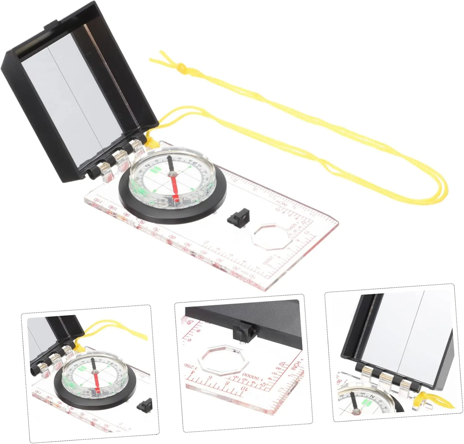 Multifunction Compass Hiking Tools Mapping Tool Compass Survival Compass for Map Reading Survival