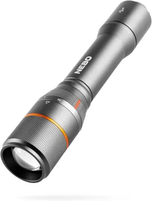NEBO DAVINCI 2000 Flashlight & Portable Charger | 2000 Lumens, 4 Light Modes, Magnetic Base, USB Rechargeable Power Bank, Waterproof, Super Bright LED Camping Light, Includes Charging Cable