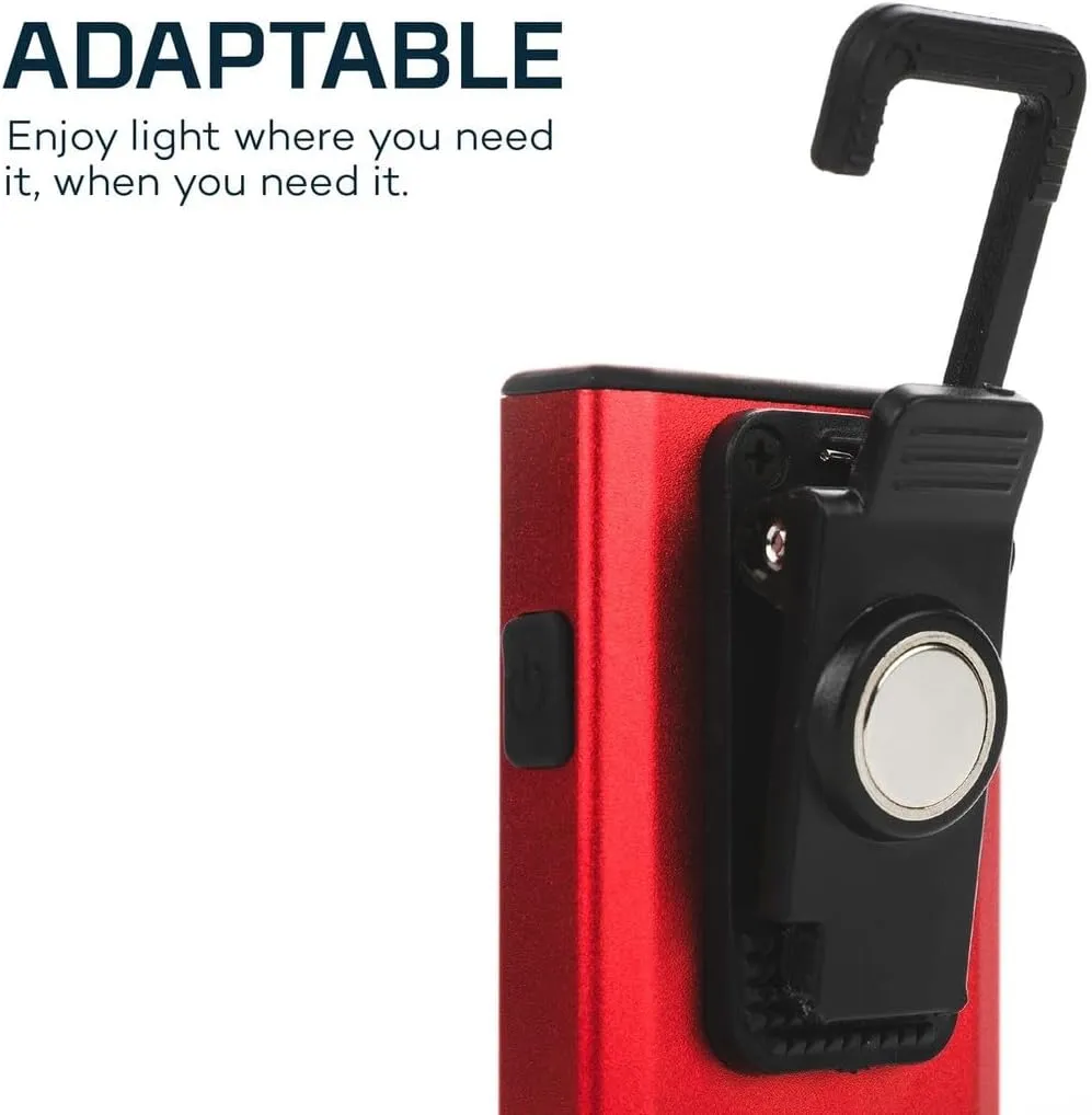 NEBO Slim Work Light, USB Rechargeable Bright Pocket Light with Clip