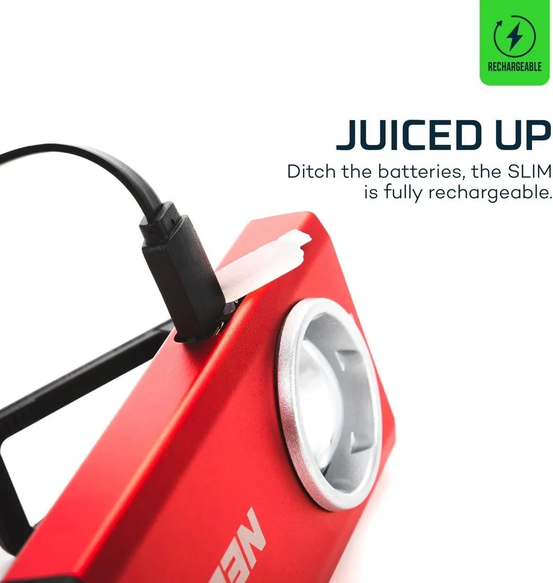 NEBO Slim Work Light, USB Rechargeable Bright Pocket Light with Clip