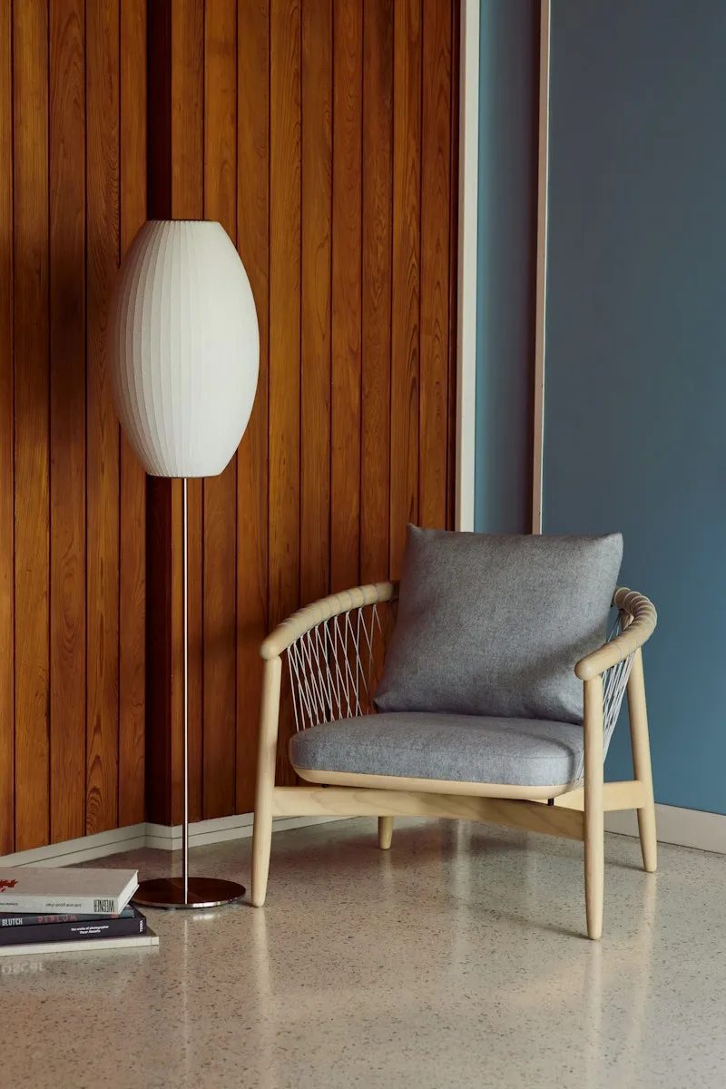 Nelson Cigar Lotus Floor Lamp