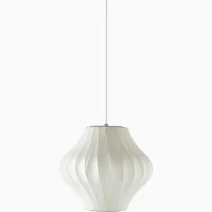 Nelson Pear Crisscross Bubble Pendant