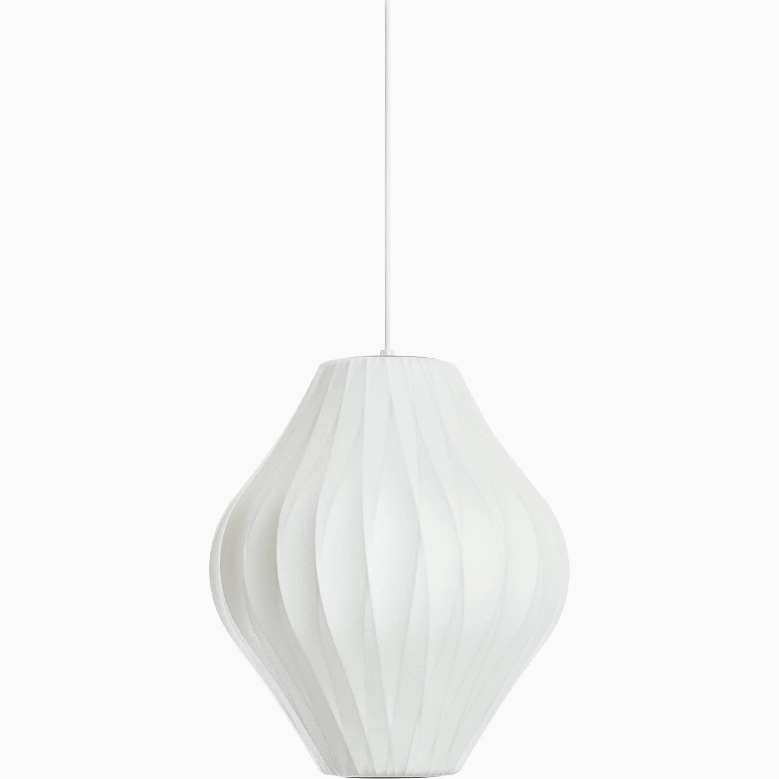 Nelson Pear Crisscross Bubble Pendant