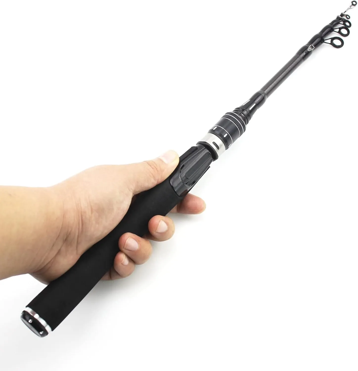 New 1.5m 1.8m 1.92m Ultra-Light Ul Power Telescopic Lure Rod, Rotating Casting Rod, Bait Weight 1-5g, Small Fishing Rod for Children and Beginners ZYHYD