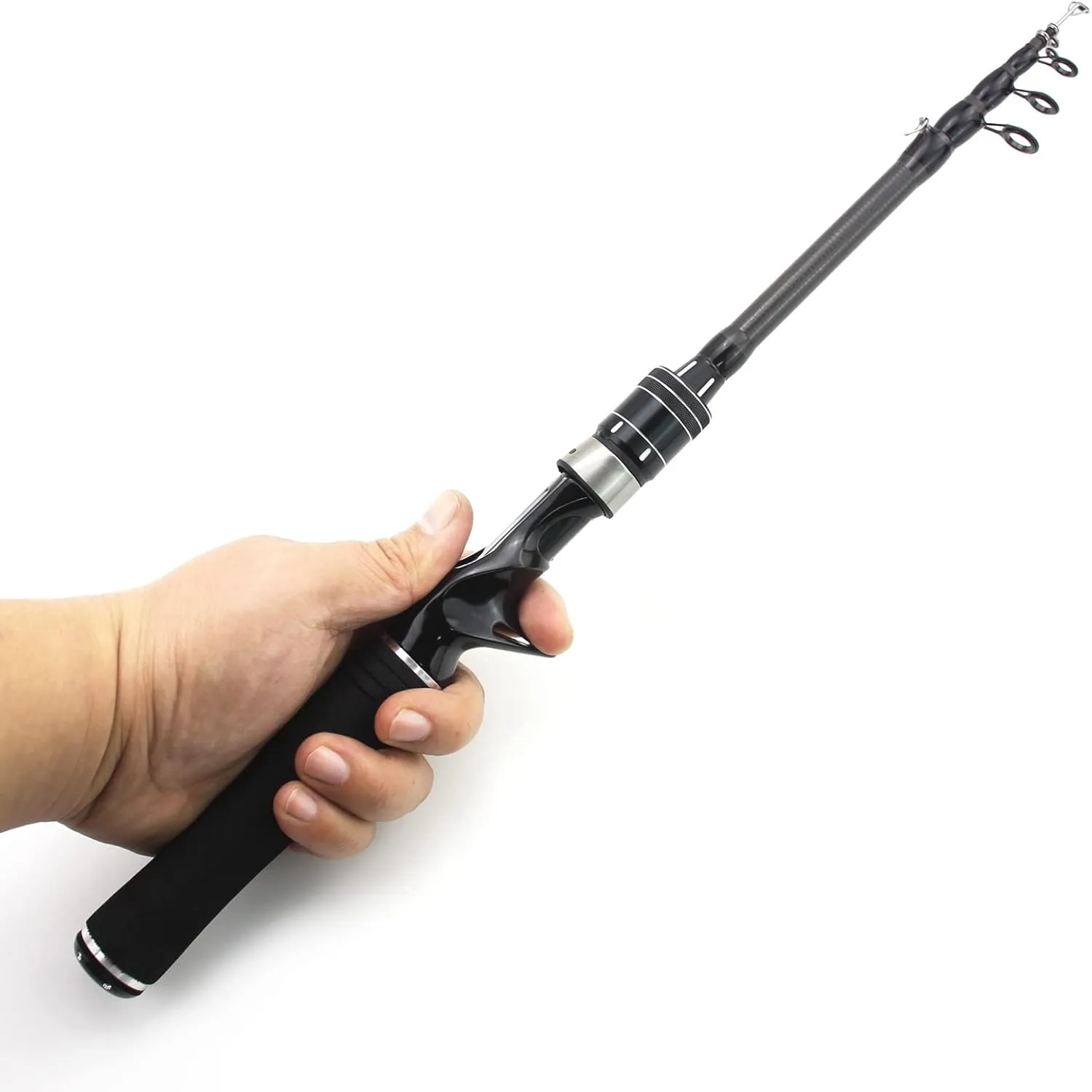 New 1.5m 1.8m 1.92m Ultra-Light Ul Power Telescopic Lure Rod, Rotating Casting Rod, Bait Weight 1-5g, Small Fishing Rod for Children and Beginners ZYHYD