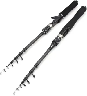 New 1.5m 1.8m 1.92m Ultra-Light Ul Power Telescopic Lure Rod, Rotating Casting Rod, Bait Weight 1-5g, Small Fishing Rod for Children and Beginners ZYHYD