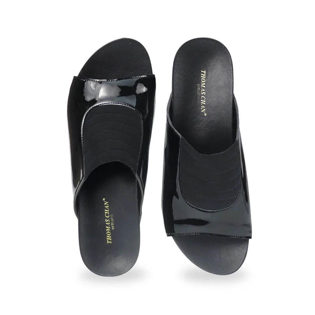 [NEW] Matte Cushioned Low Wedge Sandals 2" inch [Arch-legance Series]