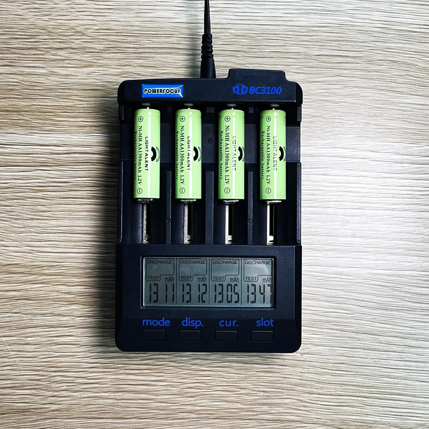 Ni-MH AA Rechargeable Batteries, Double A High Capacity 1.2V Pre-Charged for Garden Landscaping Outdoor Solar Lights, String Lights, Pathway Lights (AA-1300mAh-12pack)