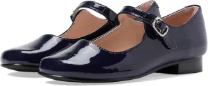 NINA Girl's Bonnett (Toddler/Little Kid) Navy Patent 2.5 Little Kid M