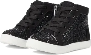 NINA Girl's Cossette (Toddler/Little Kid/Big Kid) Black Microsuede/Stones 9 Toddler M