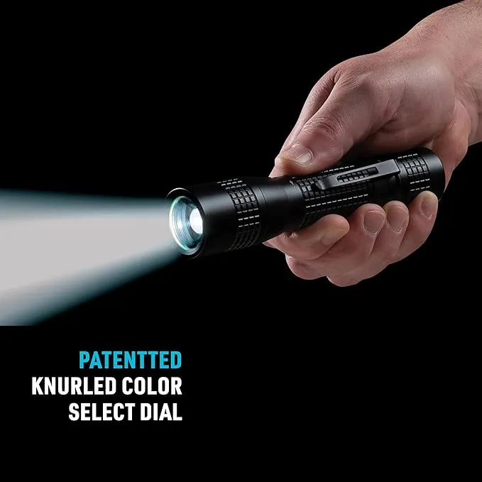 Nite Ize INOVA T7R PowerSwitch Rechargeable Focusing Flashlight - Tactical PowerSwitch LED Flashlight for First Responders, Law Enforcement - Camping & Hiking Supplies - 713 Lumen Tactical Flashlight