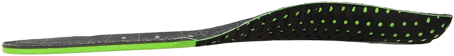 Oboz O FIT Insole Plus Medium Arch, Green/Black - Large