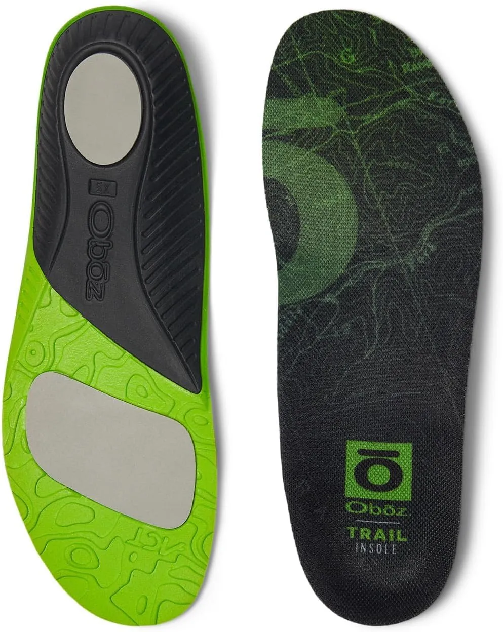 Oboz Unisex Trail Insole, Green, Small