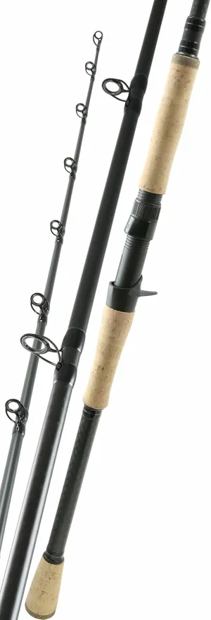 Okuma Fishing Tackle EVx-C-861XXH-Tb EVX Telescopic Musky Graphite Fishing Rod, Black