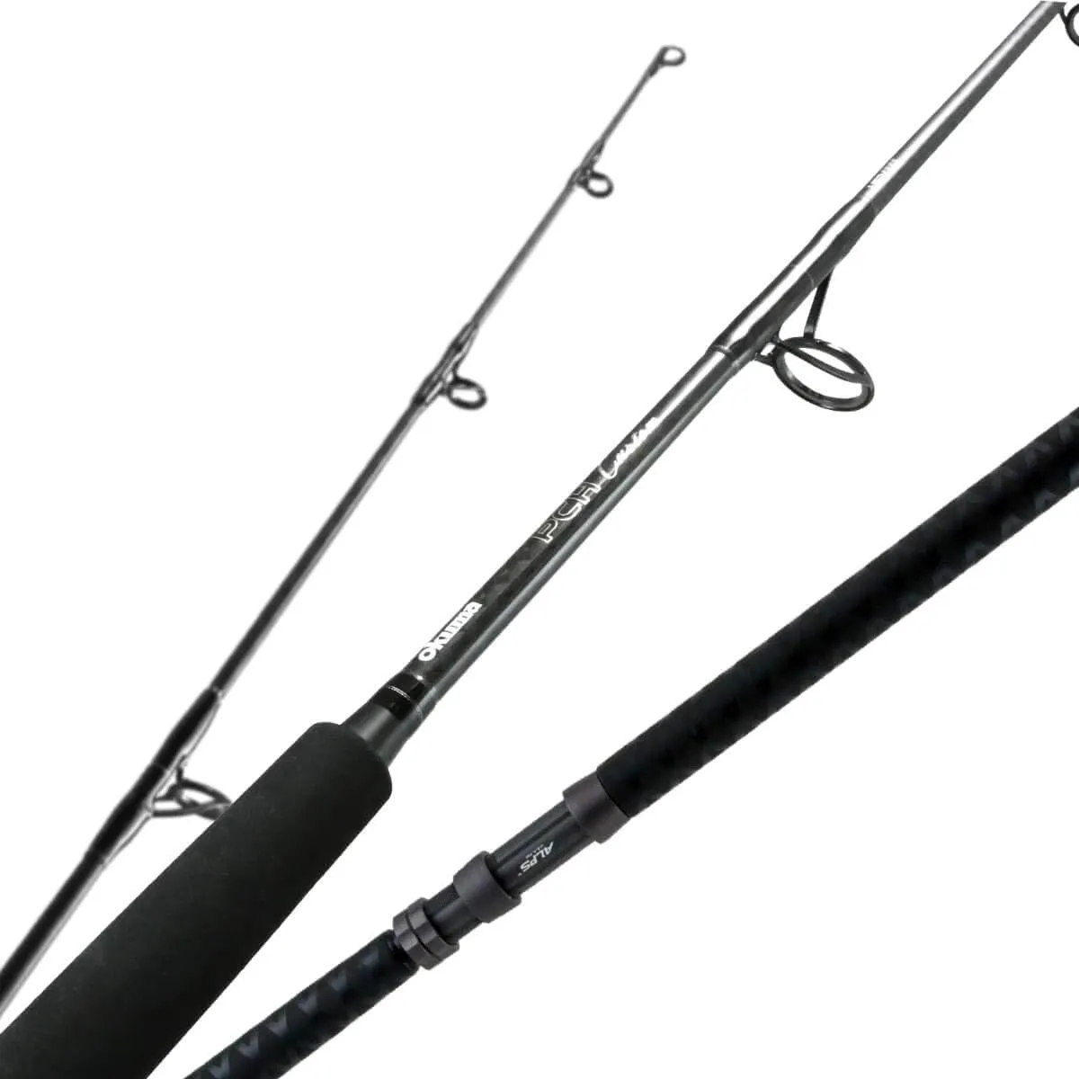 Okuma PCH Custom Lightweight Carbon Fishing Rods- PCH-C-741XXXH, Black, 8 feet