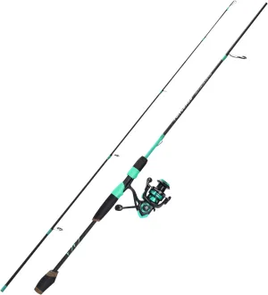 One Bass Fishing Rod and Reel Combo, 2-Piece Spinning & Baitcasting Combo,Medium IM6 Graphite Blank Rods, Stainless Steel Guides
