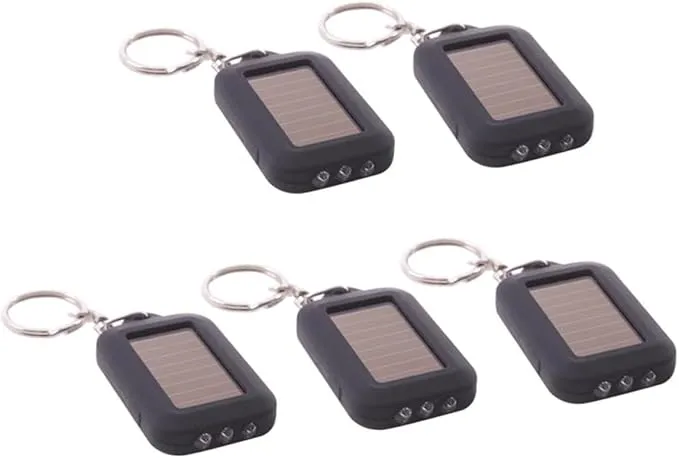 OSALADI 10 pcs Portable Unique Camping Power Hiking Chain Fishing Outdoor Emergency Men Powered LED Lights Mini