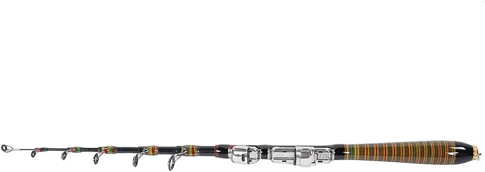 OUKENS Fishing Rods and Accessories Fishing Rod,Telescopic Fishing Rod Portable Rotating Hand
