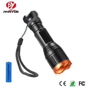 PANYUE LED Rechargeable Flashlight XML T6 linterna torch 1000 lumens 18650 Battery Outdoor Camping Powerful Led Flashlight
