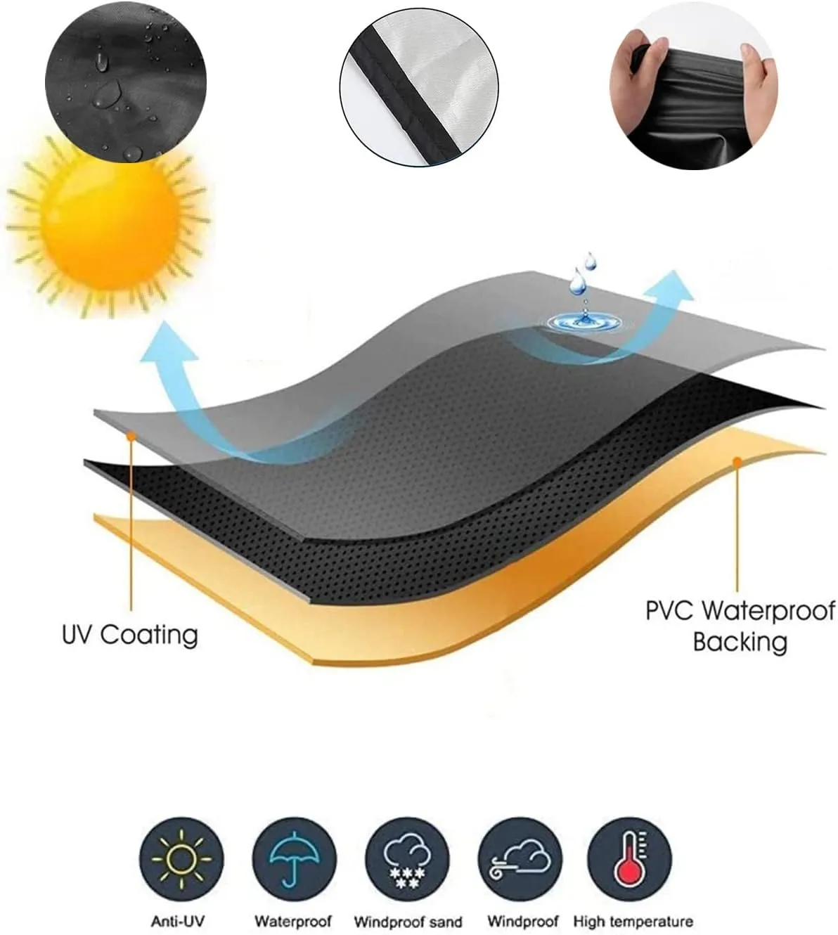 Patio Umbrella Cover, Fit 7-13Ft Outdoor Umbrella Cover, 420D Protective Waterproof And UV-Resistant, Market Umbrella Covers, With Rod And Package bag. Grey-M.