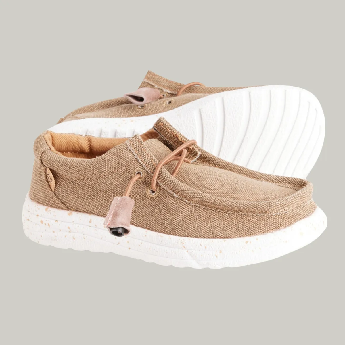 Paulie Kids Shoe in Khaki by Lamo