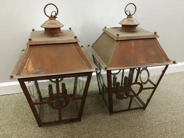 Payne Copper Lantern - Hanging Pendant