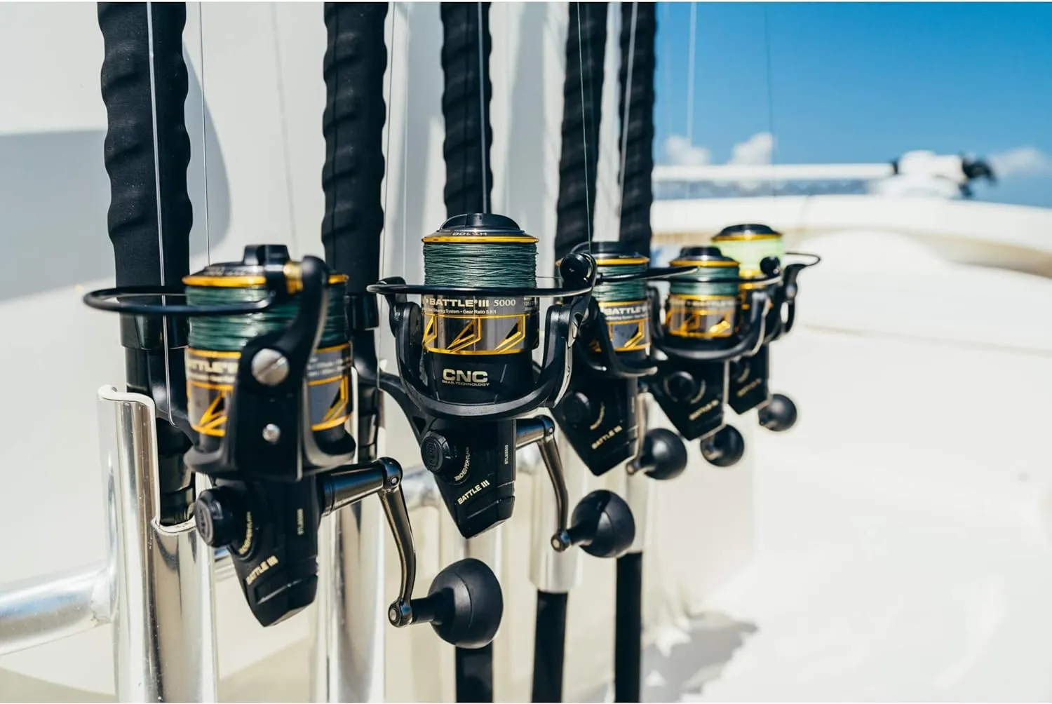 PENN Battle IV Spinning Reel and Fishing Rod Combo