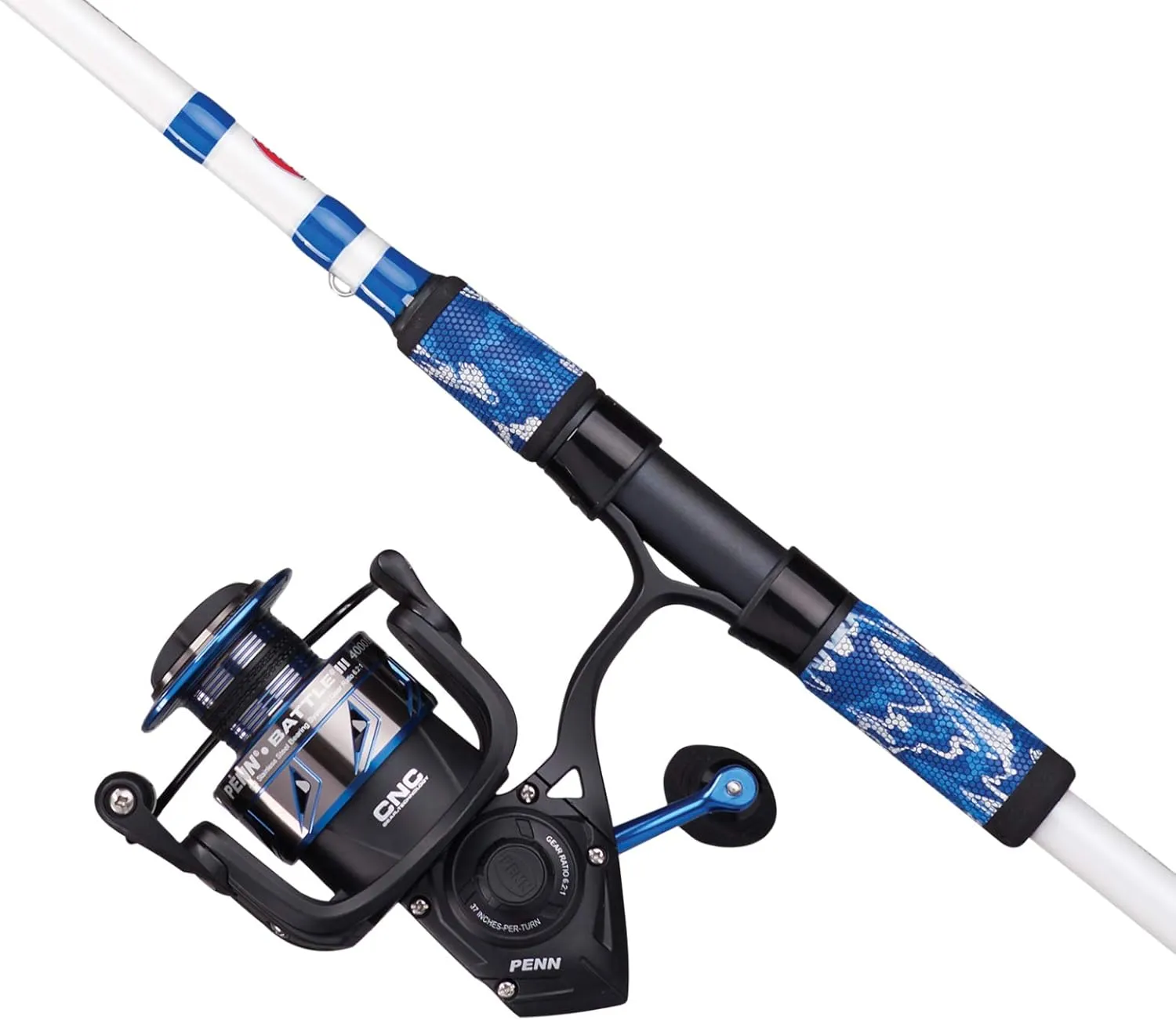 PENN Battle IV Spinning Reel and Fishing Rod Combo