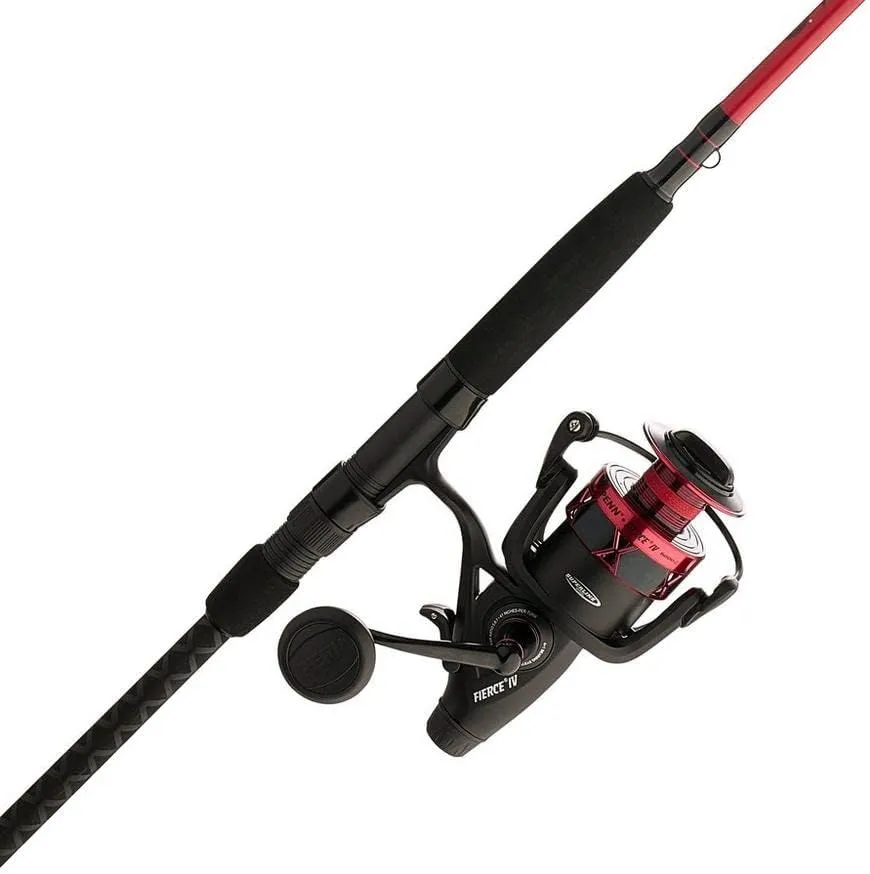 PENN Fierce IV Spinning Reel and Fishing Rod Combo