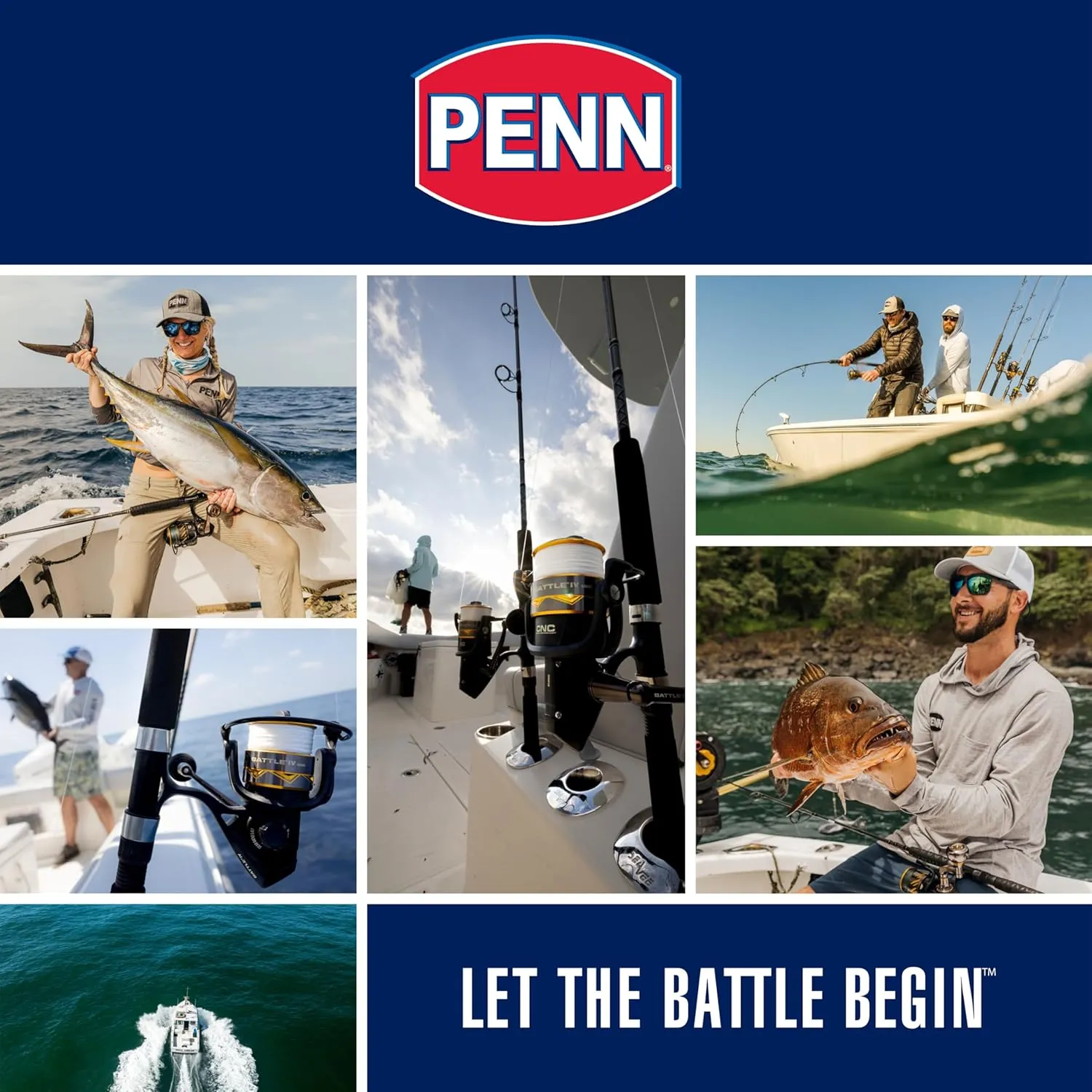 PENN Fierce IV Spinning Reel and Fishing Rod Combo