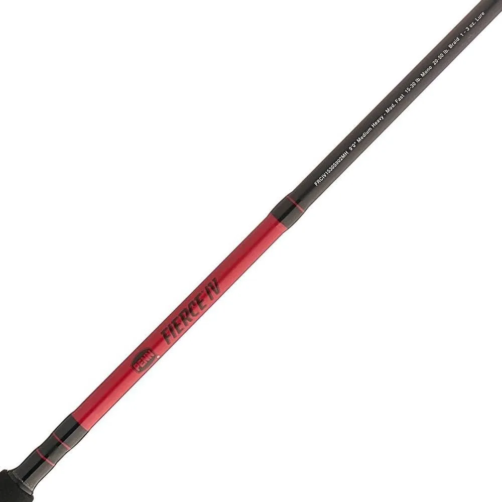 PENN Fierce IV Spinning Reel and Fishing Rod Combo