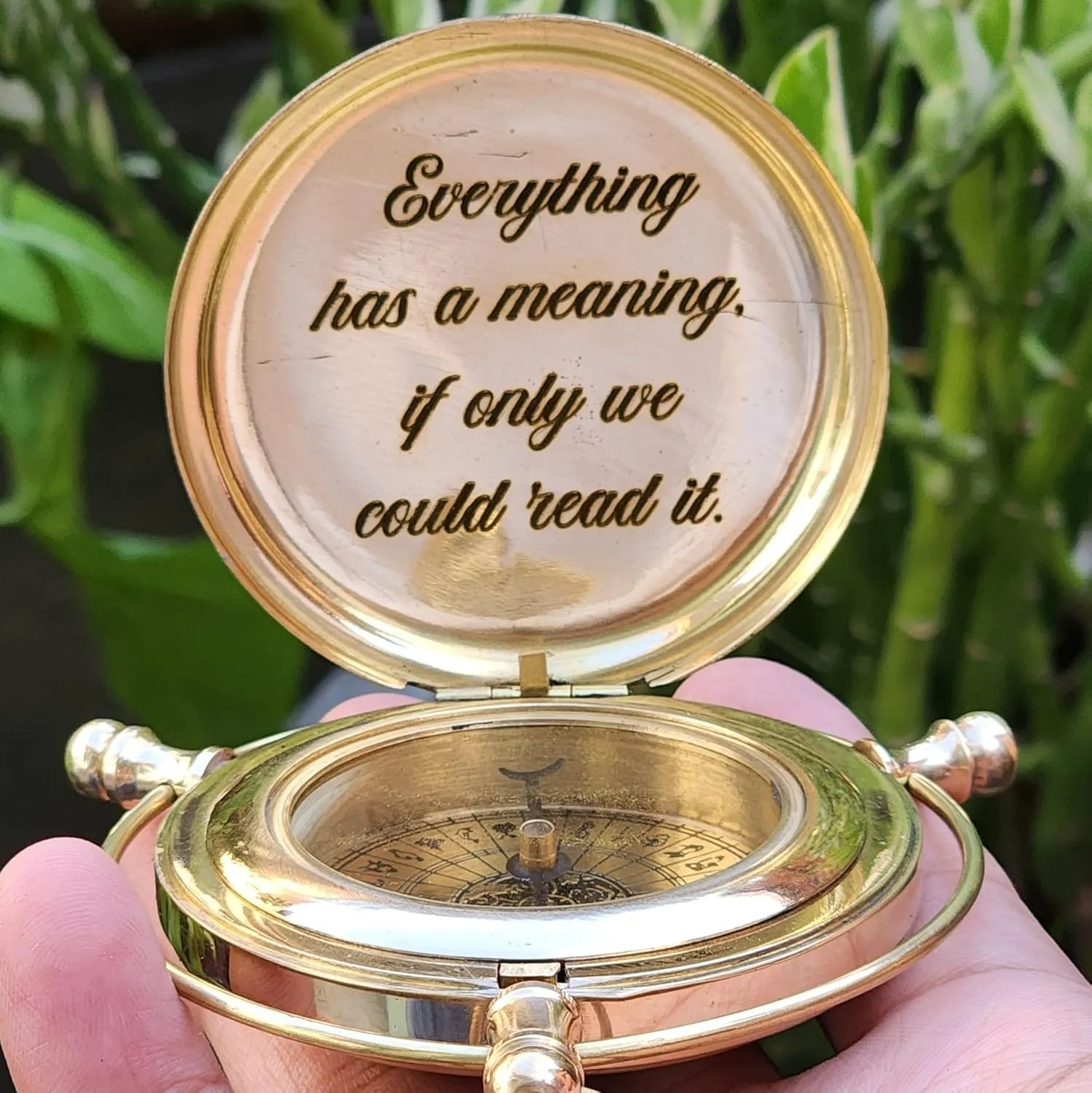Personalized Golden Compass, The Golden Compass Alethiometer, Christmas Ornament, Best Men Gift, Unique Birthday Present, Gift for Daughter, Son, Baptism Keepsake
