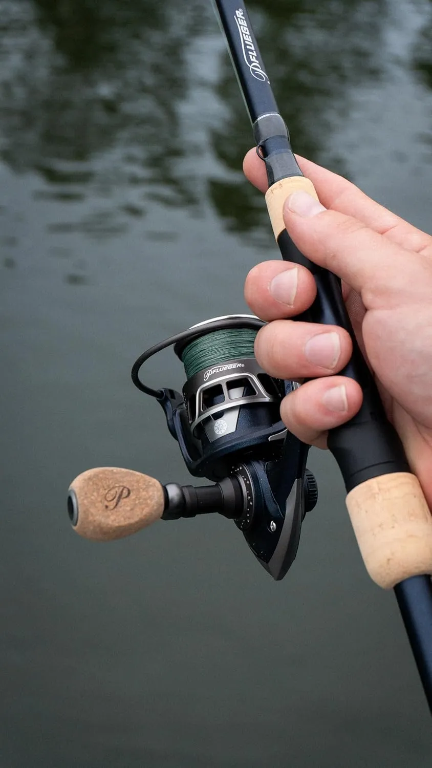 Pflueger President XT Spinning Reel and Fishing Rod Combo