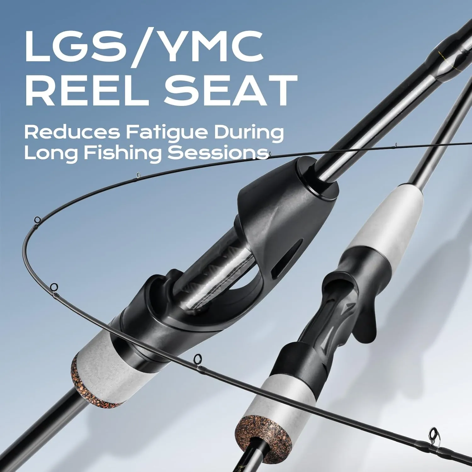 Pioneer Trout Fishing Rod, BFS Casting Rod & Spinning Rod with 24T Carbon Fiber, 6'-7' Ultralight to Light Fishing Rod Fast Action TS Ceramic Guides, EVA Handle 2 Pieces